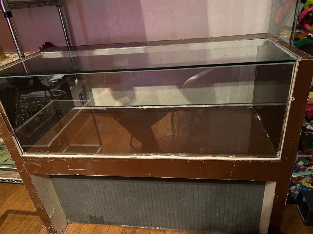ヴィンテージ glass shelf