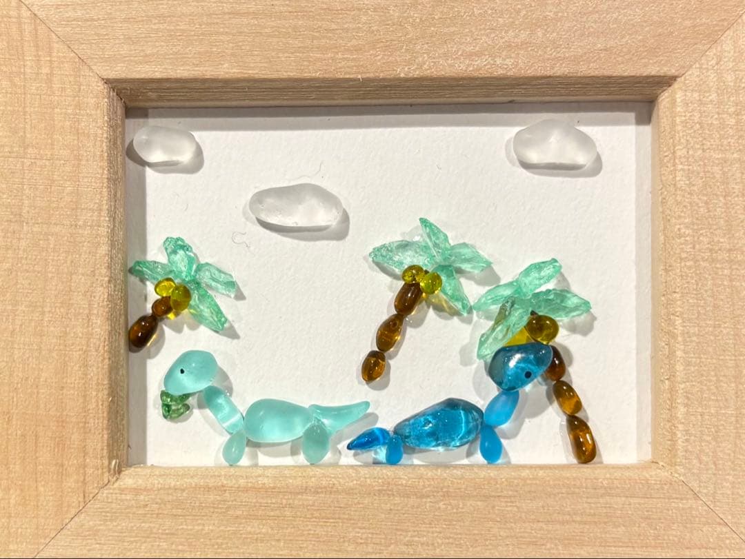 うさぎ♡シーグラスアート