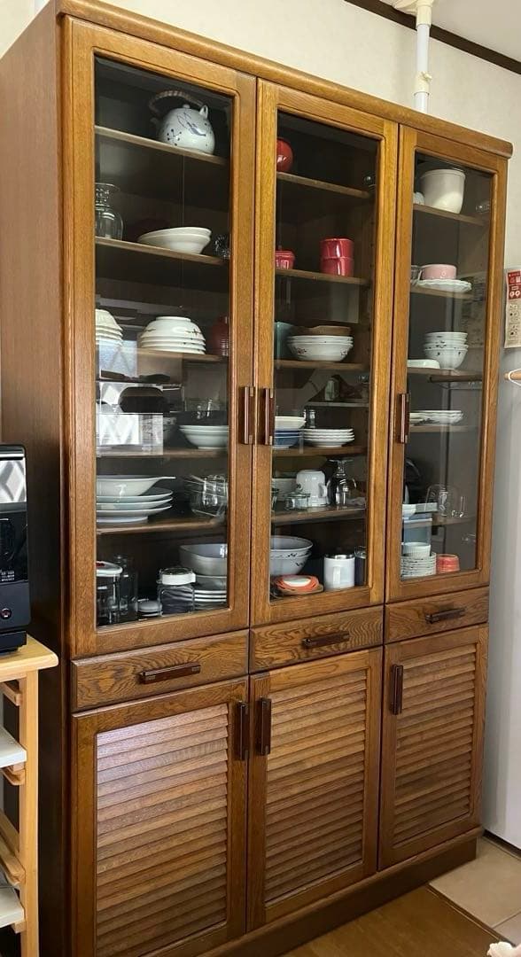 浜本工芸　木製　食器棚