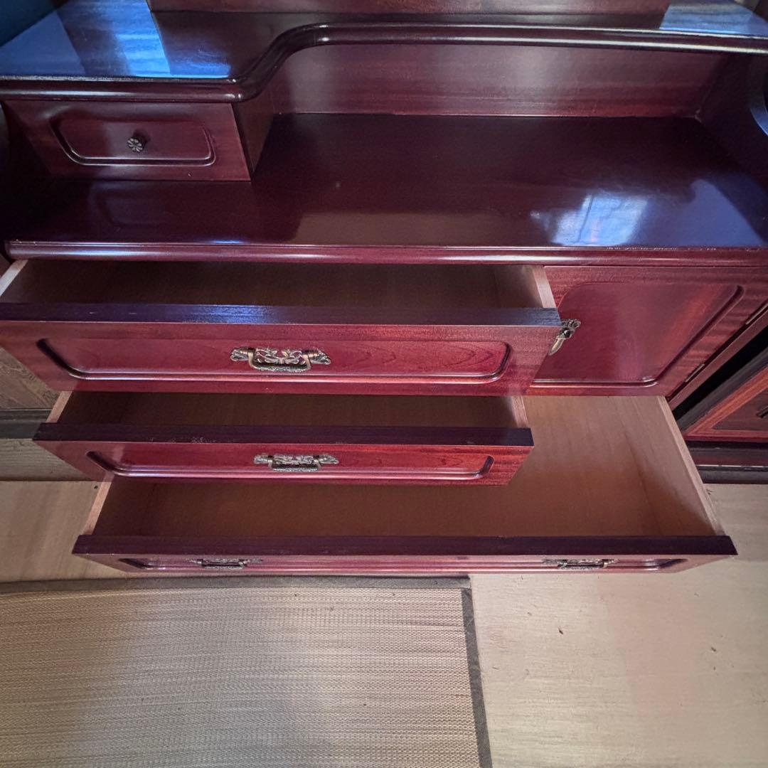 アンティークドレッサー　鏡台　実家整理　当時物