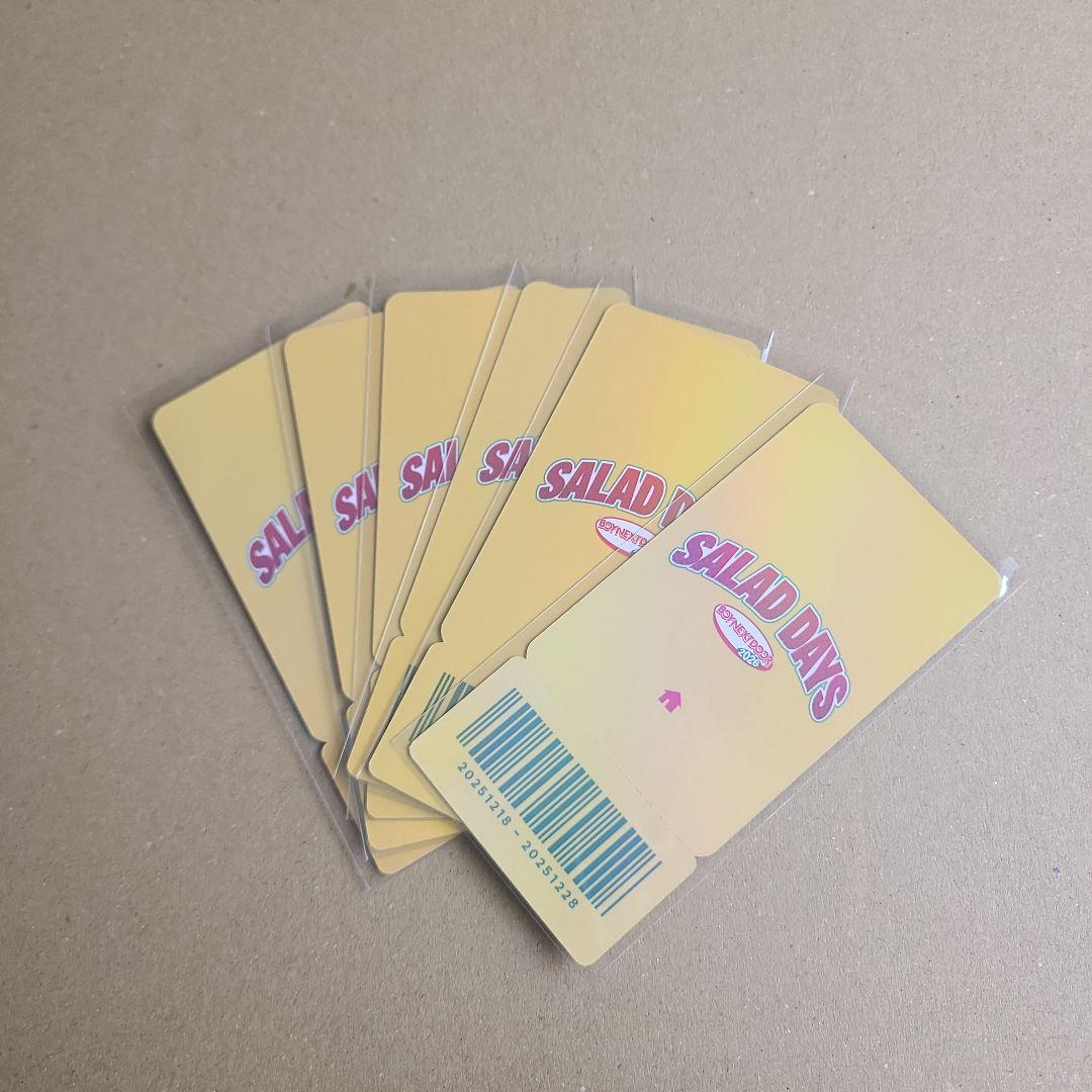 BOYNEXTDOOR ボイネク シーグリ 購入特典 フォト チケット 2026