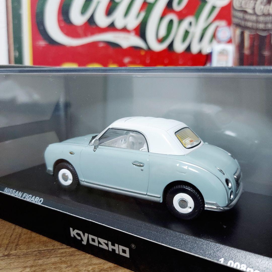 KYOSHO NISSAN FIGARO ペールアクア 日産フィガロ京商ミニカー