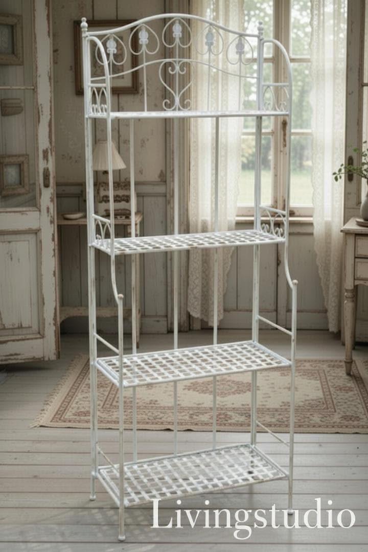 ヴァイス フォーティアシェルフ アイアン コベントガーデン シャビー FX-05