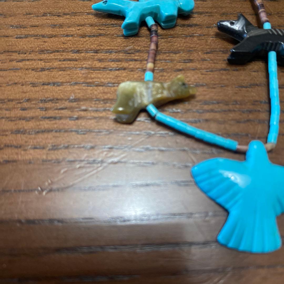 【インデアンジュエリー】ネックレス2連