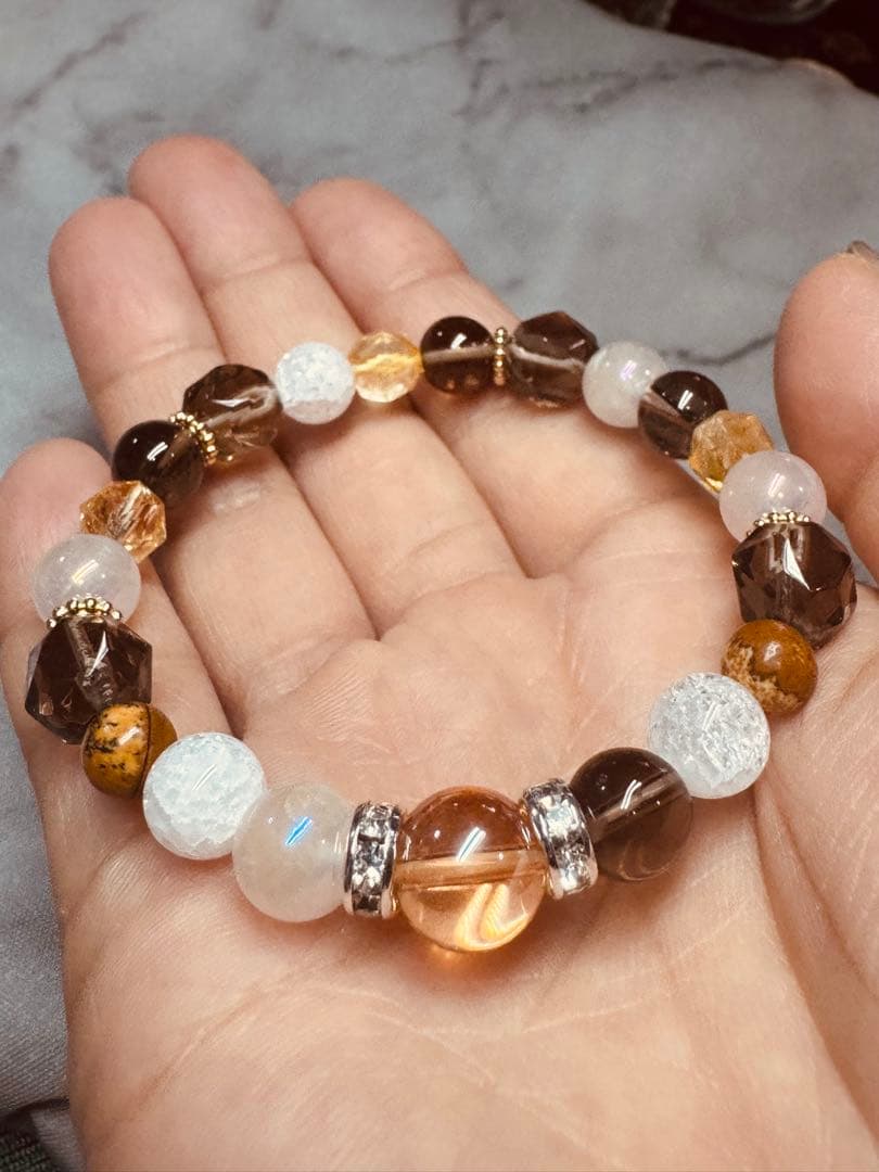 天然石ビーズ ブレスレット