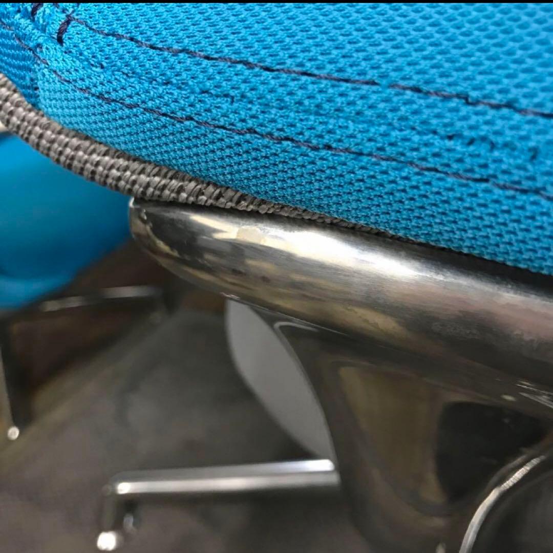 Steelcase Coalesse SW_1 メモ台付き ブルー チェア