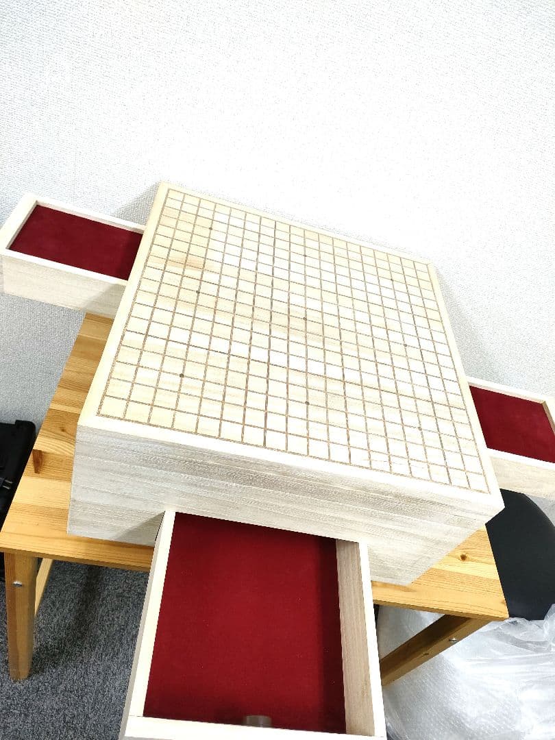 珍品 桐 カラクリ囲碁盤
