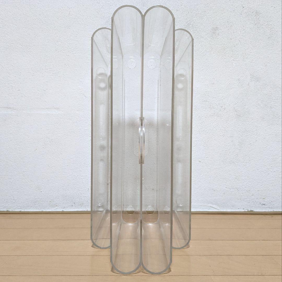 Kartell 4676 カルテル ポルタリビステ マガジンラック クリスタル