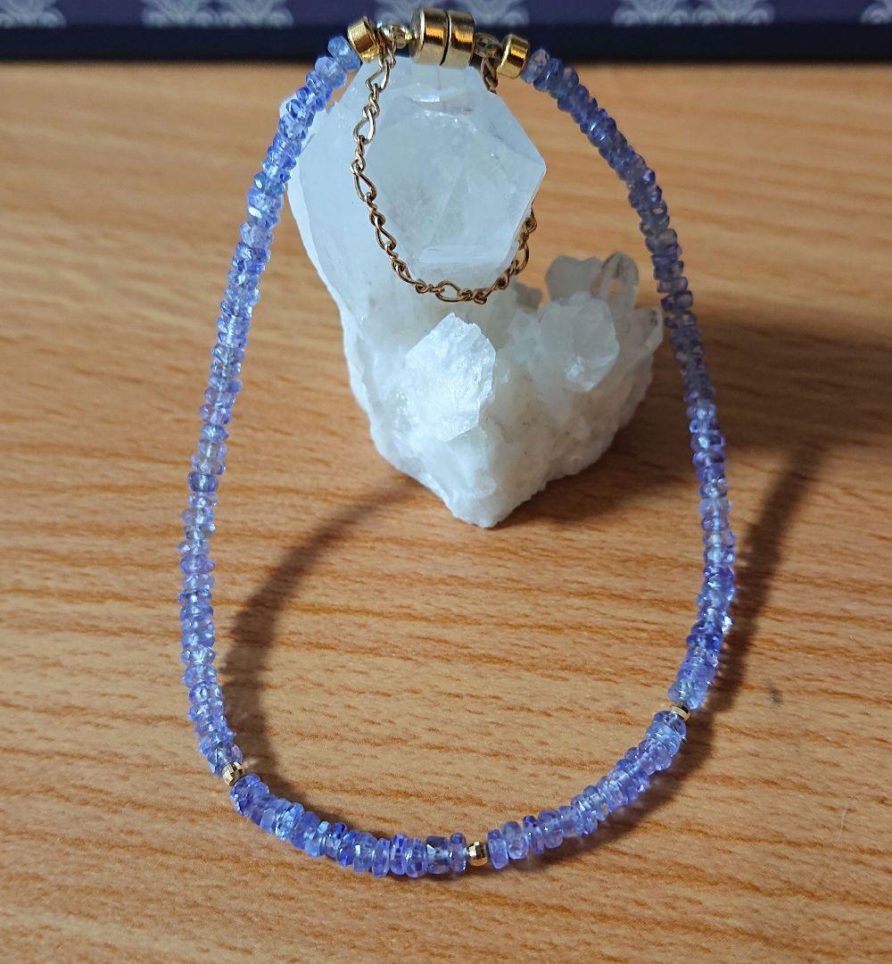 大特価◆新品！K18金 最高級タンザナイトブレスレット