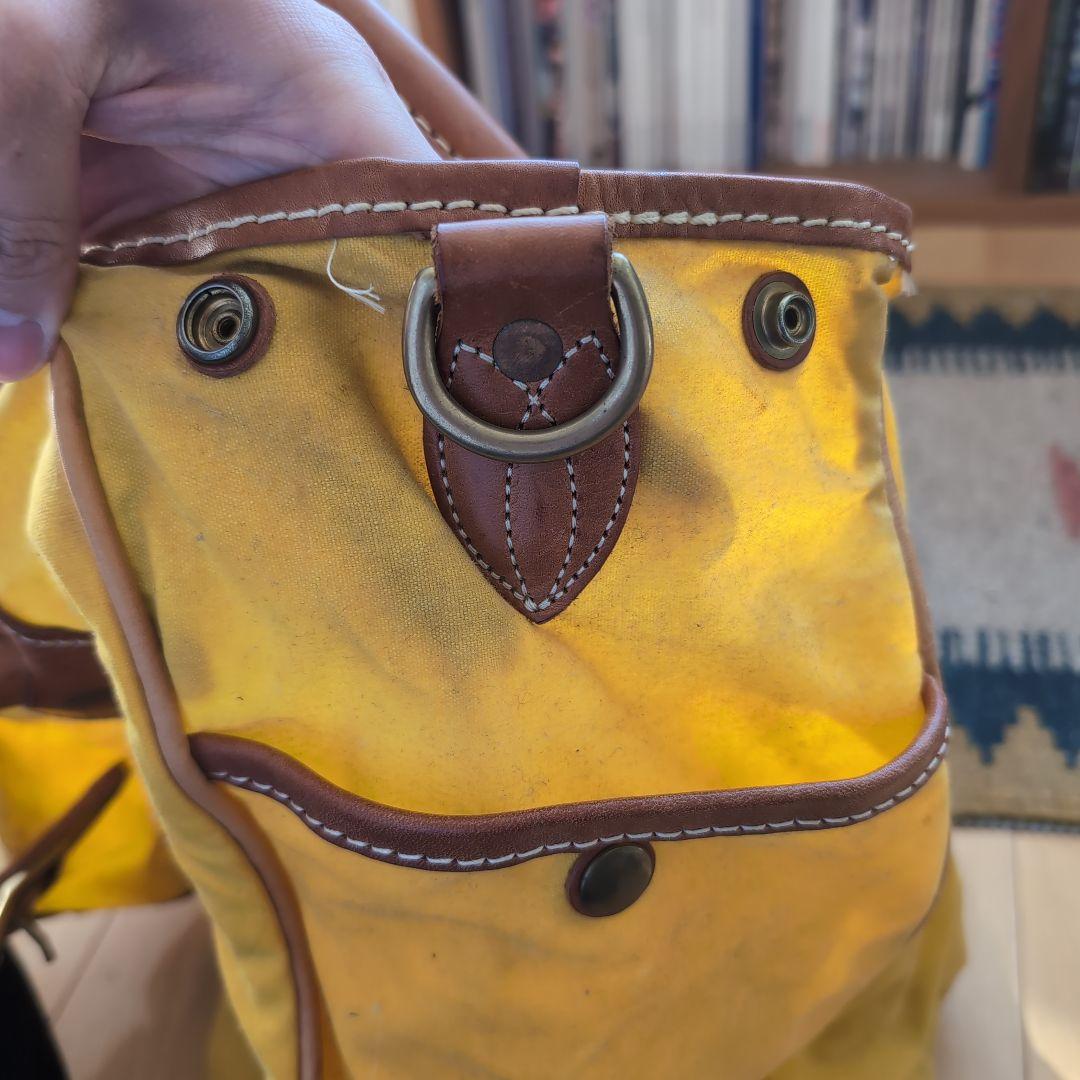 YUKETEN ユケテン ワックスコーティングキャンバスボストンバック USA製