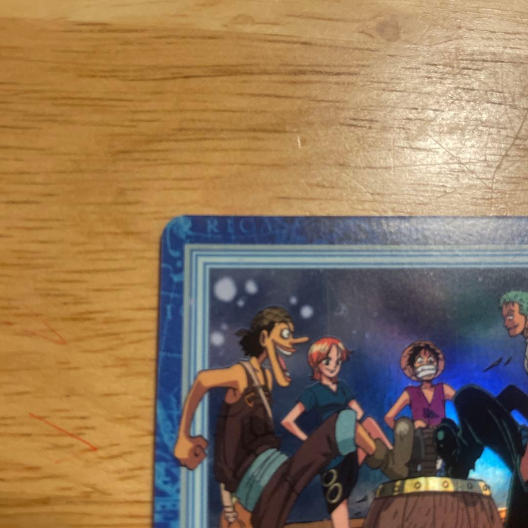 初期 絶版 ワンピースカードダス ハイパーバトル ルフィ海賊団 S57 進水式