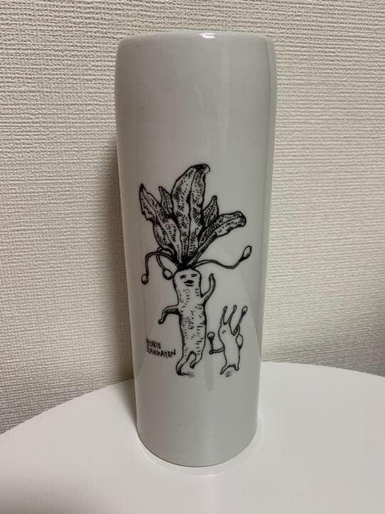 ヒグチユウコ　九谷焼　花瓶(Mandragora)