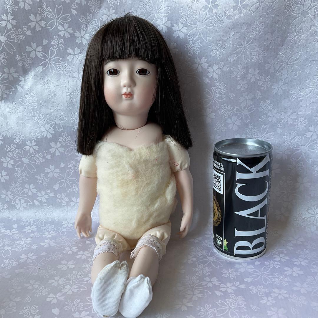 市松人形　抱き市松人形　小さな市松人形　ビスク市松人形　着せ替え市松人形