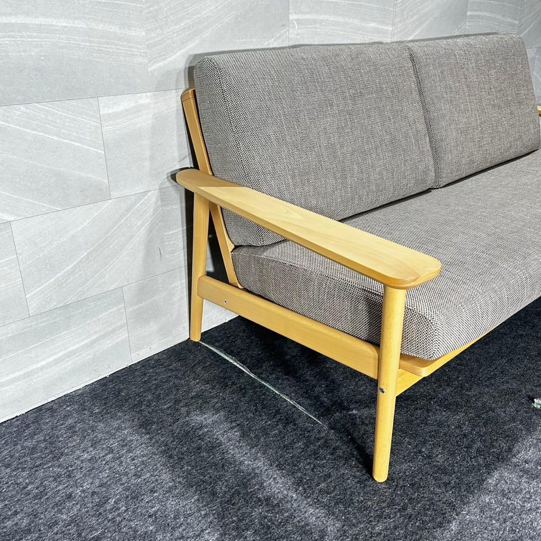 karimoku ソファ 布張り 3人掛け おしゃれ 家具 d5046 カリモク