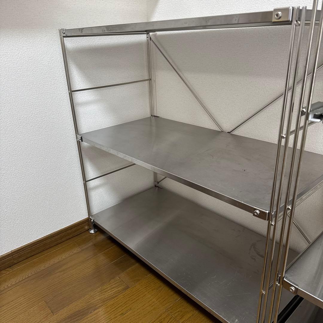 MUJI ステンレスユニットシェルフ 小