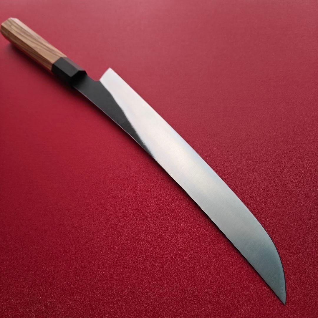 新品　先丸柳刃　筋引き　モリブデン鋼　八角柄