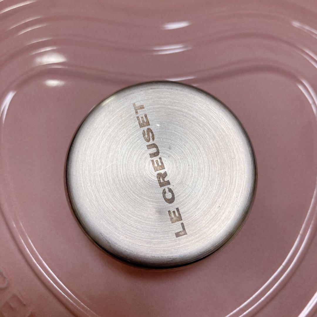 【タイムセール】LE CREUSET ハート型 鍋 ピンク　ココットダムール