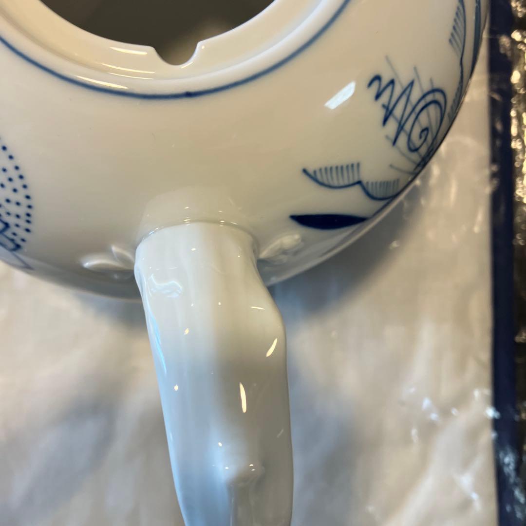 マイセン/共箱⭐️マイセン ブルーオニオン ティーポット(L)