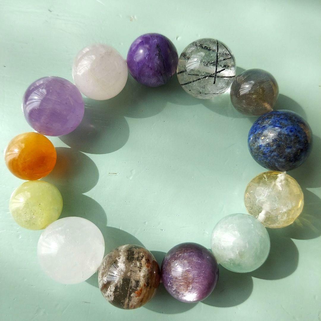 オーダー【アゼツライト・グリーンベリル】パープルマイカ　ガーデンクォーツ道を往く