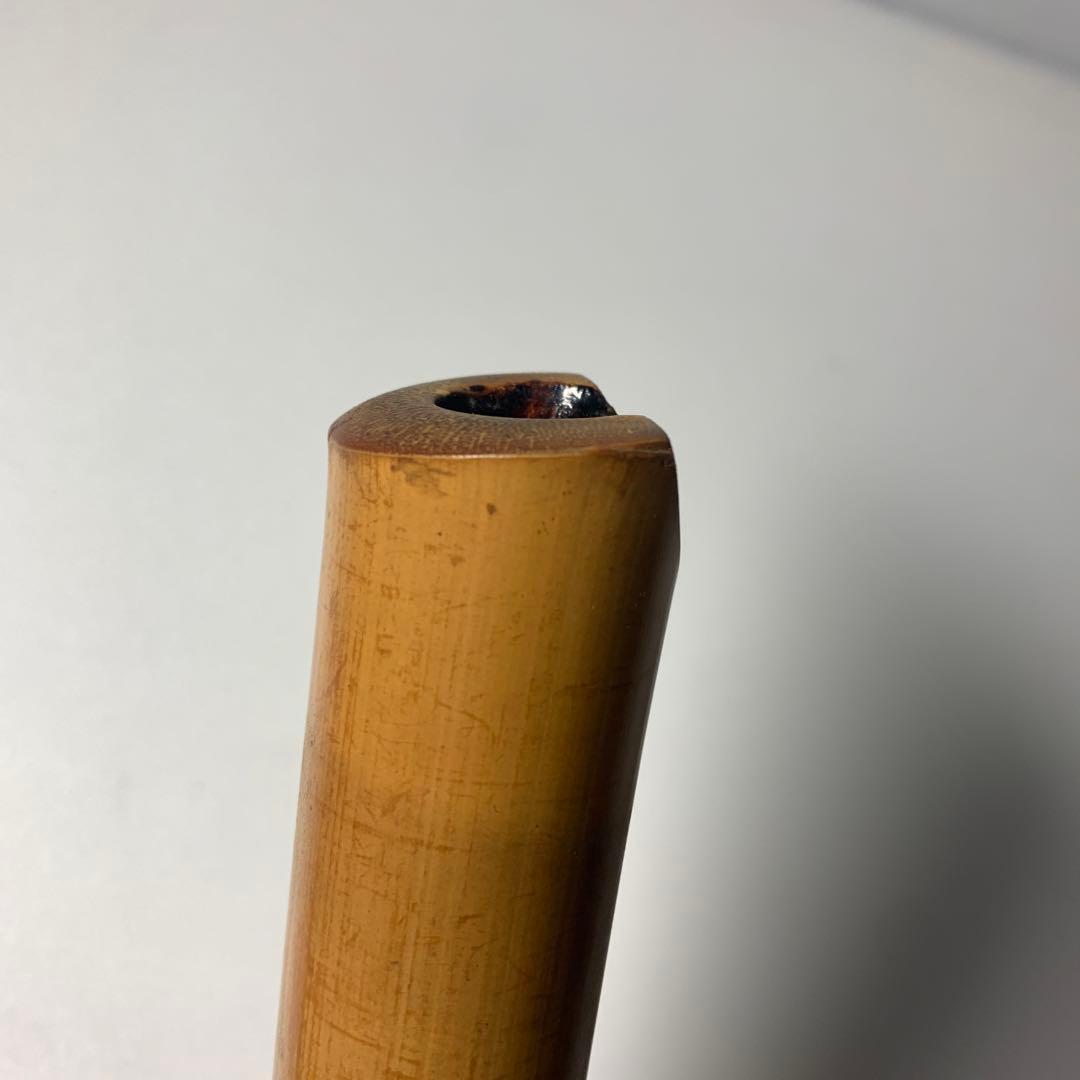 尺八本体 竹製 全長546mm 松月 和楽器 竹製　伝統的なデザイン 尺八