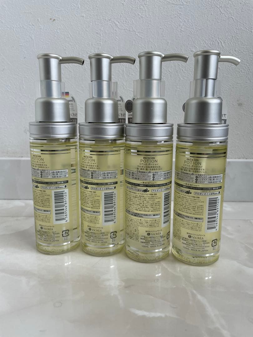 ミクシム ポーション アルガン２４ｈ美容オイル 100ml 4個セット