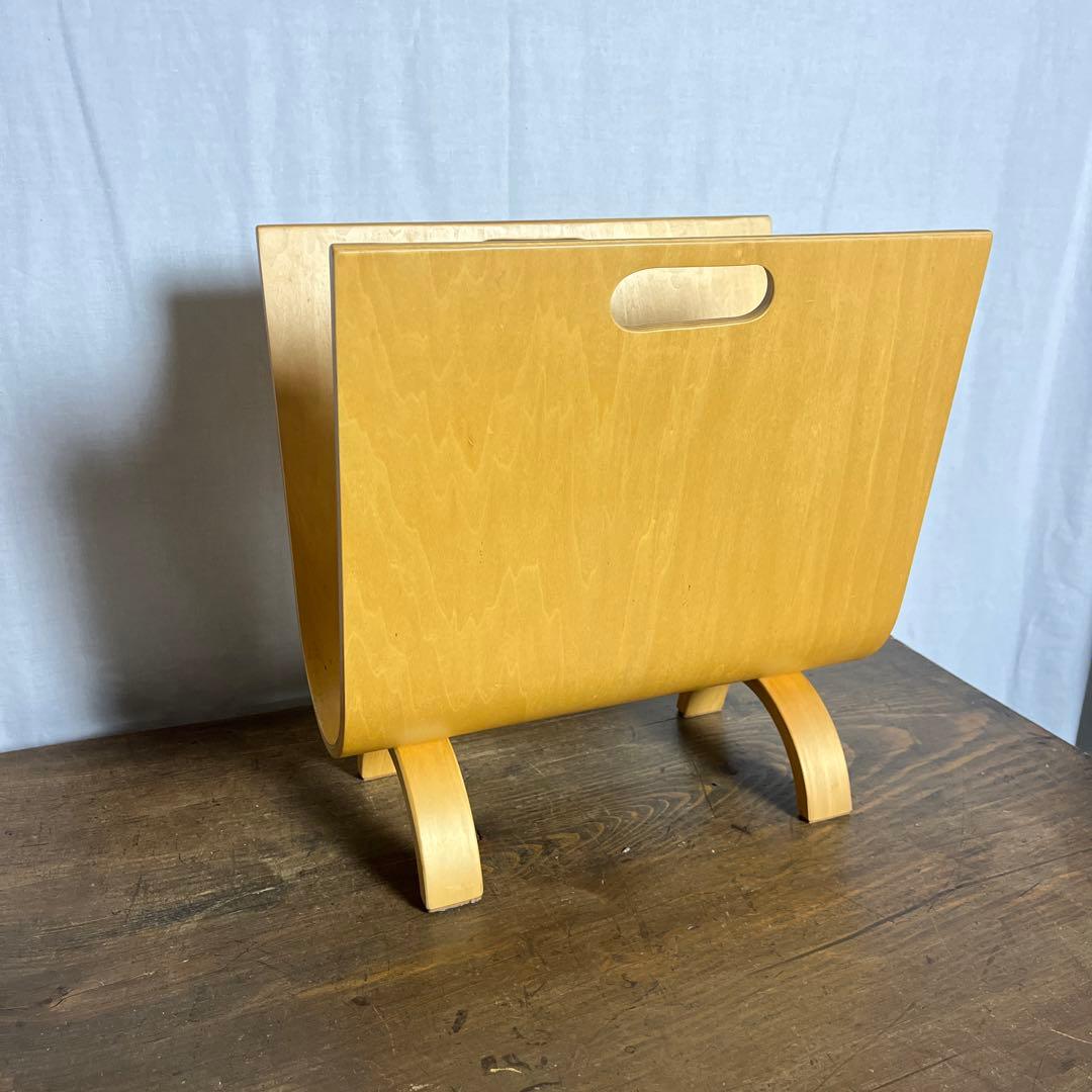 当時物ミッドセンチュリー◾️プライウッド 本立て マガジンラック レコードスタンド