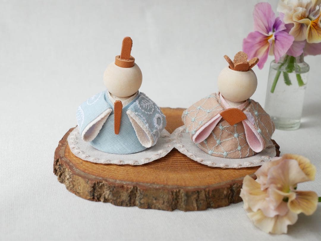小さなお雛様オーダー　ミナペルホネン　ハンドメイド