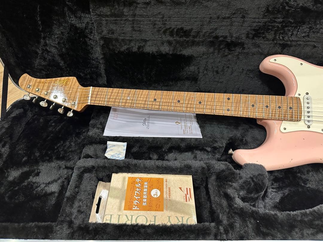 ギター XOTIC XCS-2 shell pink medium Aged