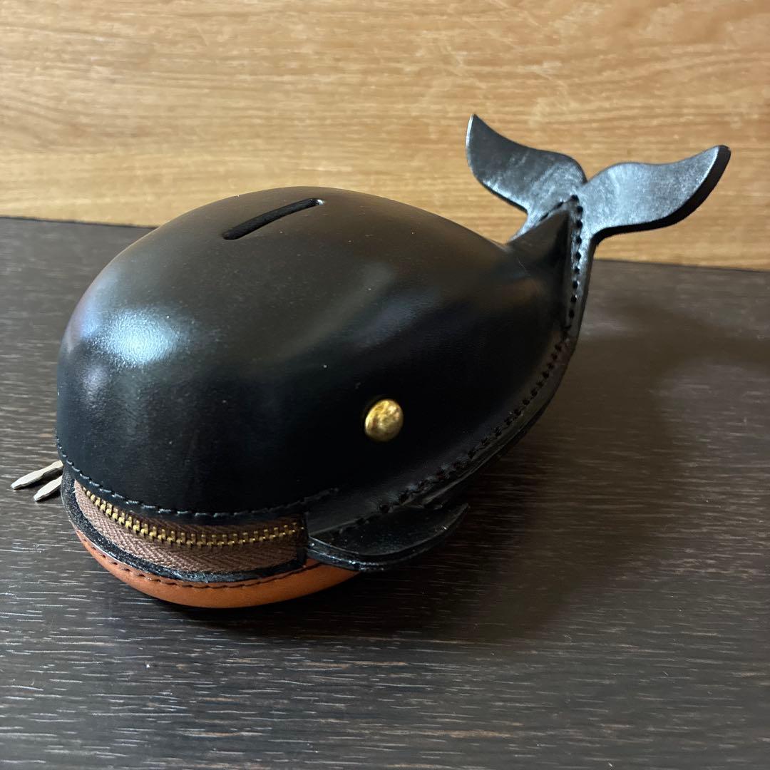 鴻池製作所 クジラ 貯金箱 鍵付き