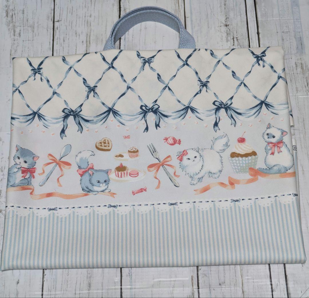 メルヘン猫　ねこ　オーダー　給食袋　ランチョンマット　体操着袋　レッスンバッグ