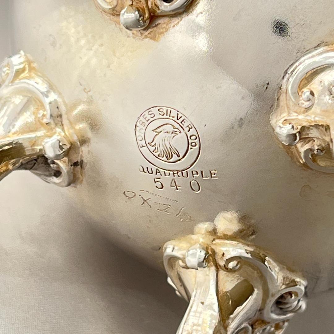 【Forbes Silver Co.】 スプーンホルダー【シルバープレート】