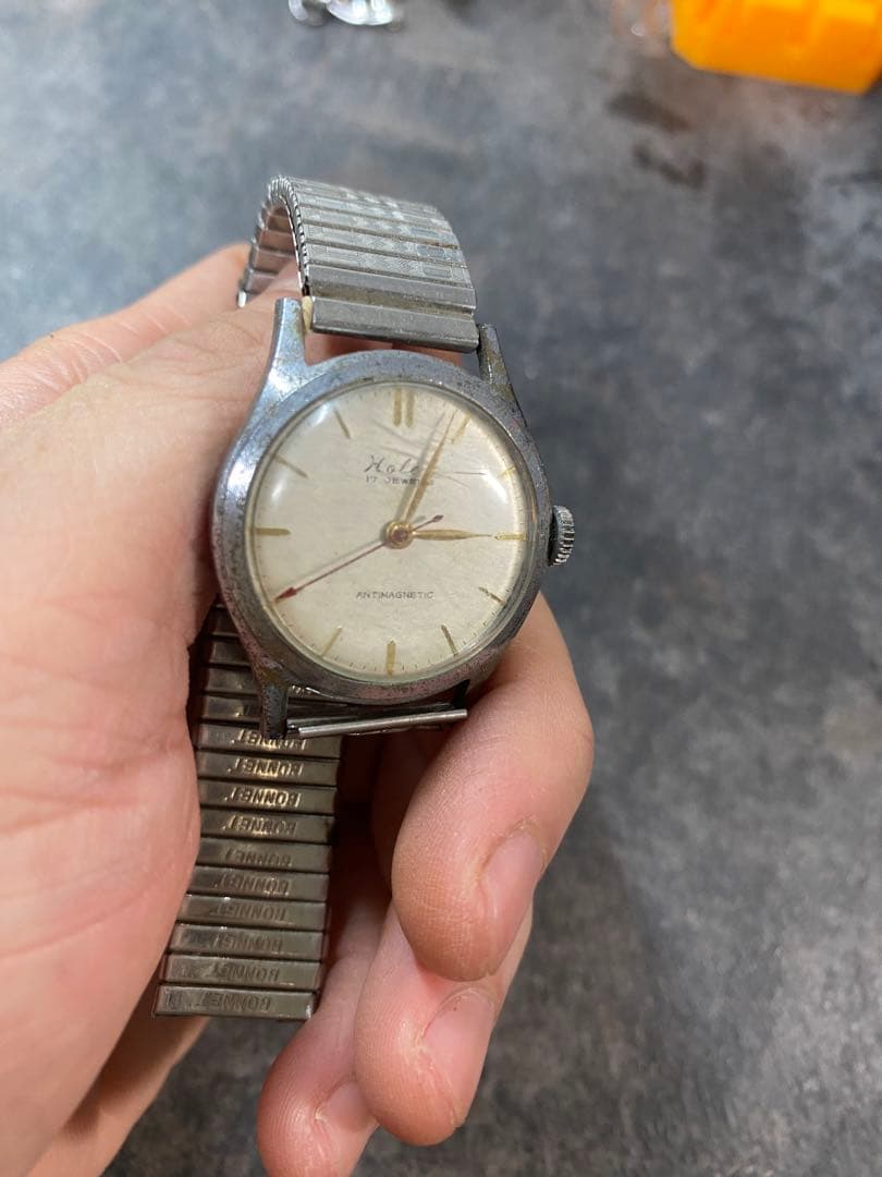 ヴィンテージ時計、金メッキ時計