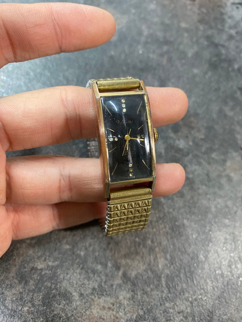 ヴィンテージ時計、金メッキ時計