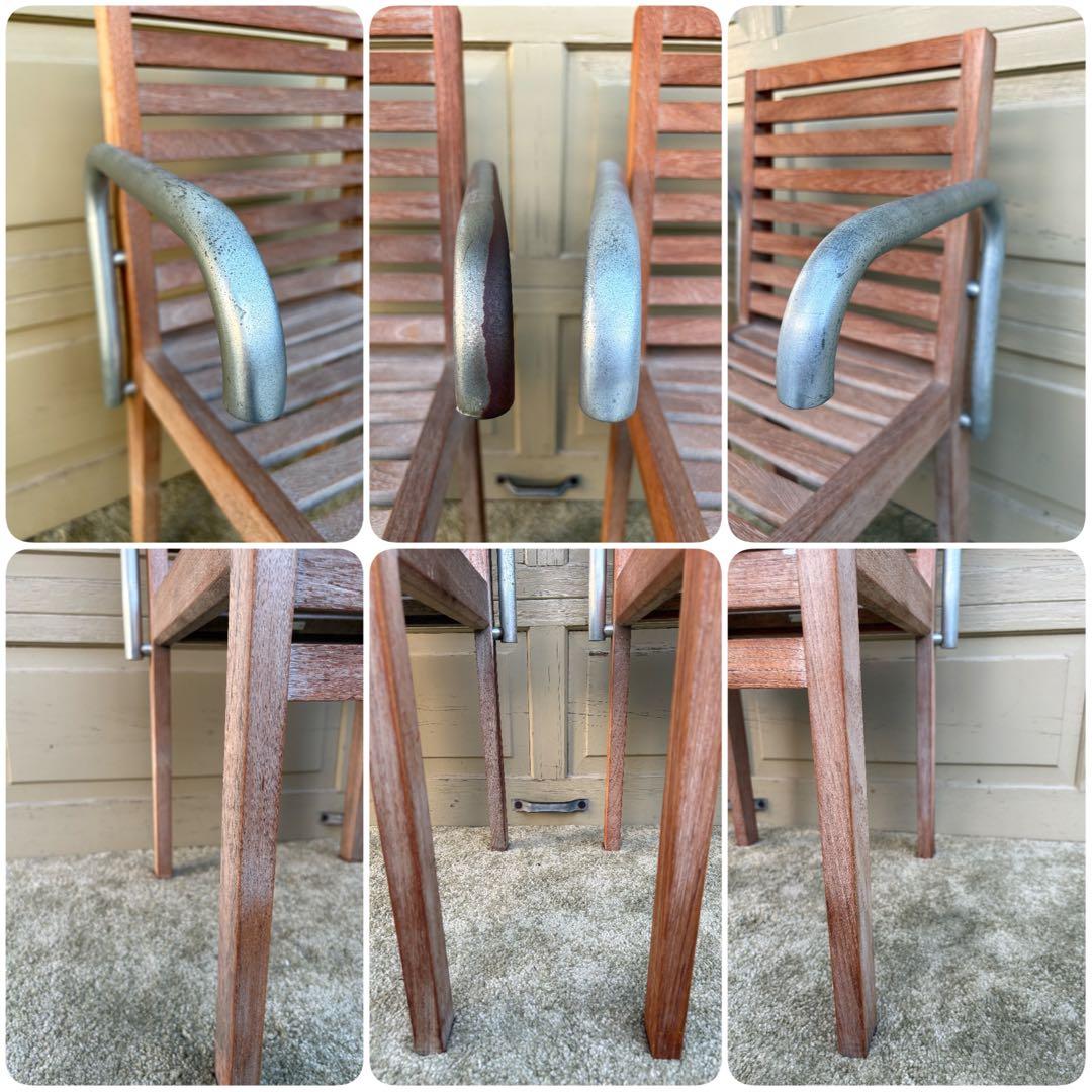 ①カッシーナ 植木莞爾 RIGA TEAKS テーブル分