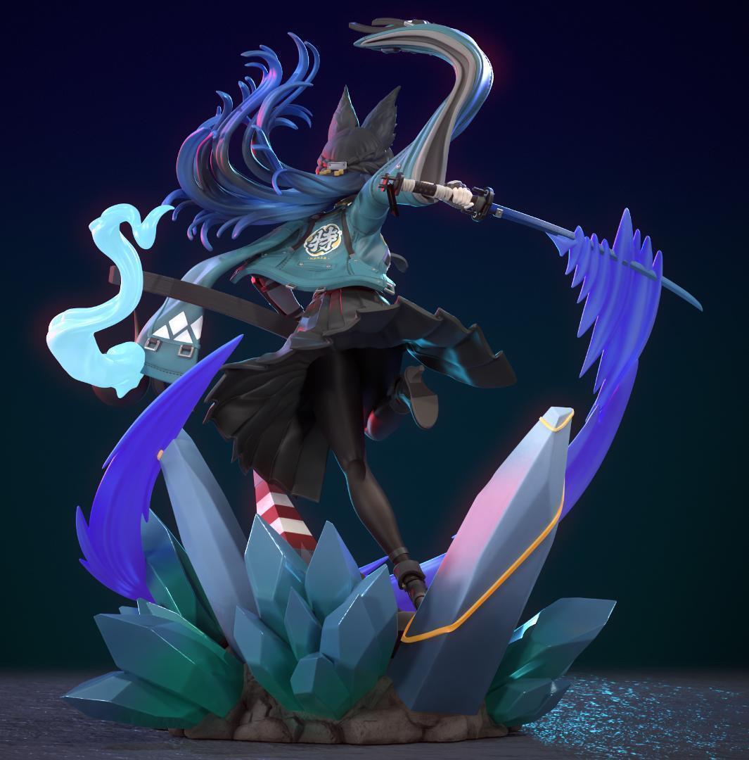 28ｃｍ　星見雅 1/7　ゼンレスゾーンゼロ　未塗装未組立　ゼンゼロ