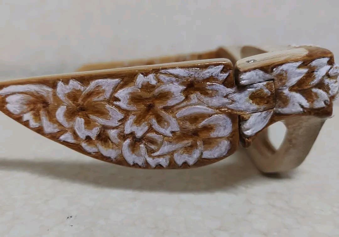 竹製鑑賞用眼鏡【 桜花 】 ハンドメイド　限定品