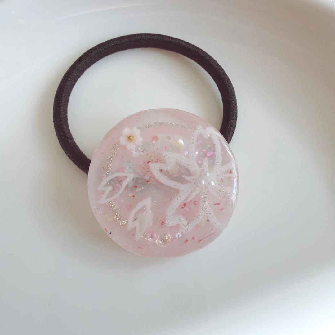 ひまういページ　レジンヘアゴム 7点 ポニーフック1点　クリップ3点