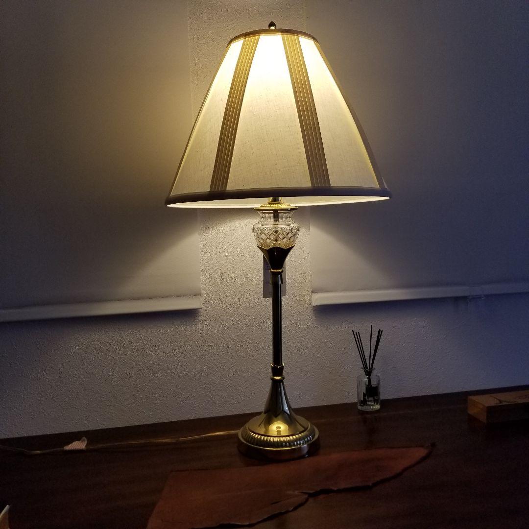 チェコ BOHEMIA ボヘミア クリスタルグラス クラシック インテリアランプ