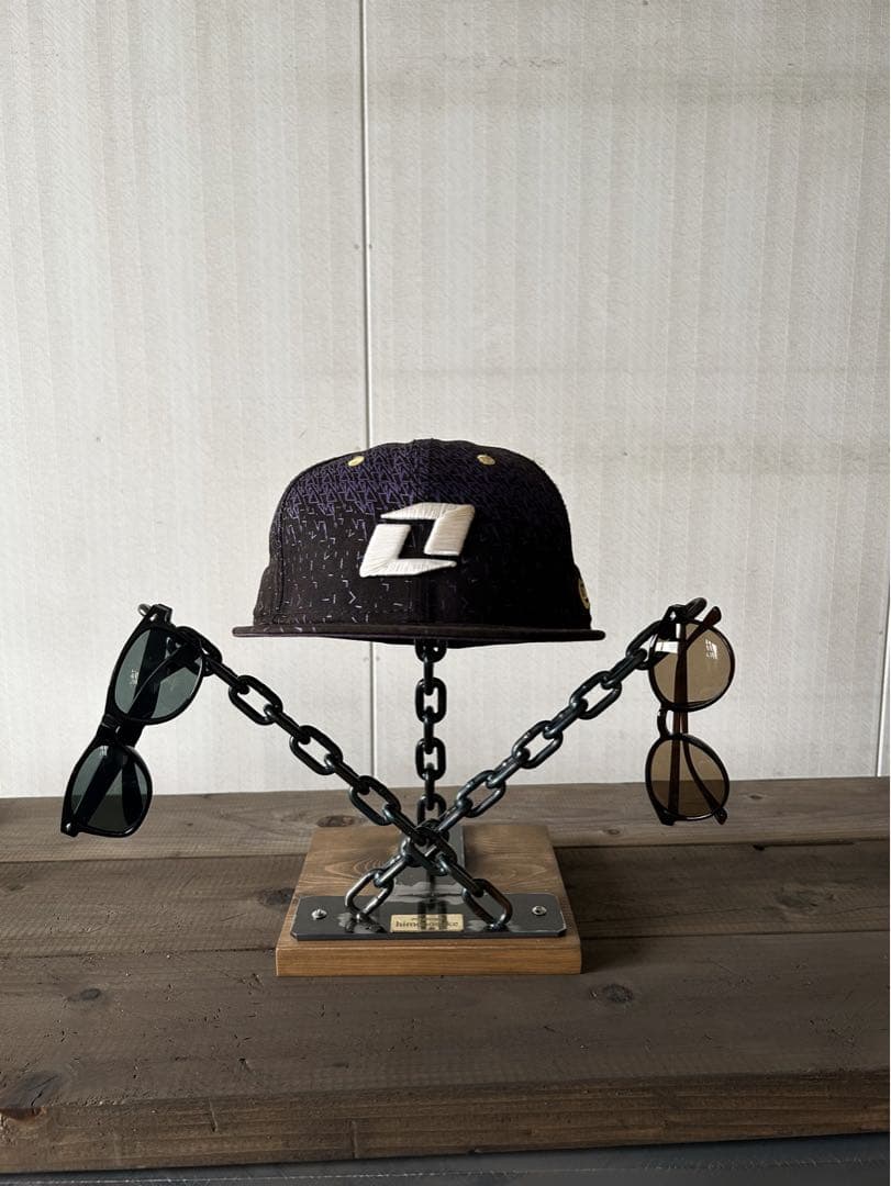 ☆送料無料☆無骨なキャップスタンド　即購入OK インテリア　アイアンラック　什器