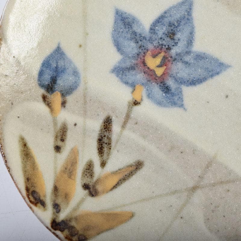 和食器　茶懐石　幸兵衛窯　加藤幸兵衛作　絵変　銘々皿　五客　共箱　V　9036