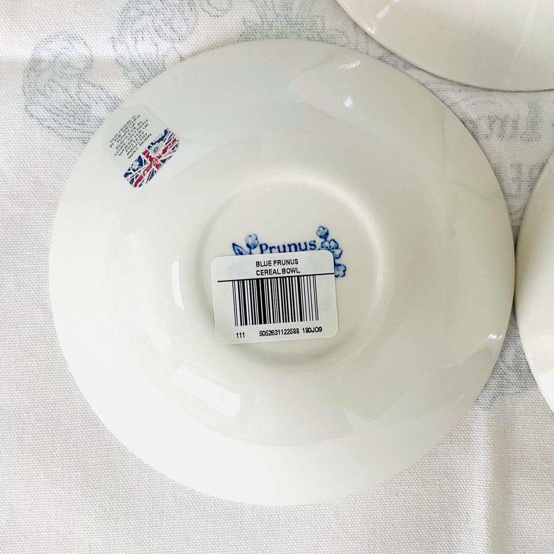 ☆Burleigh バーレイ☆新品 ブルーシリーズ シリアルボウル ３柄セット