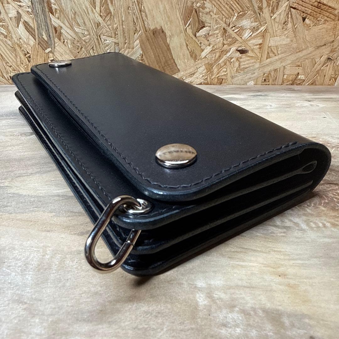 180 カスタム トラッカーウォレット 姫路レザー オイルレザー ニッケル