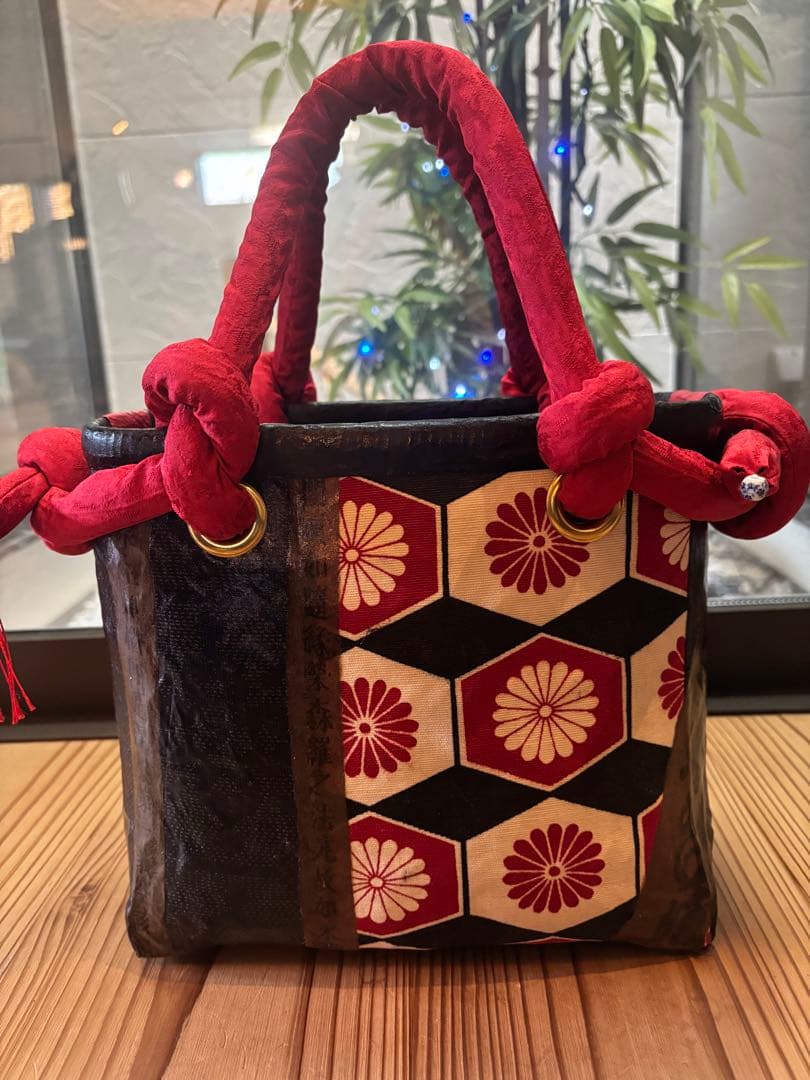 帯一閑張りバック