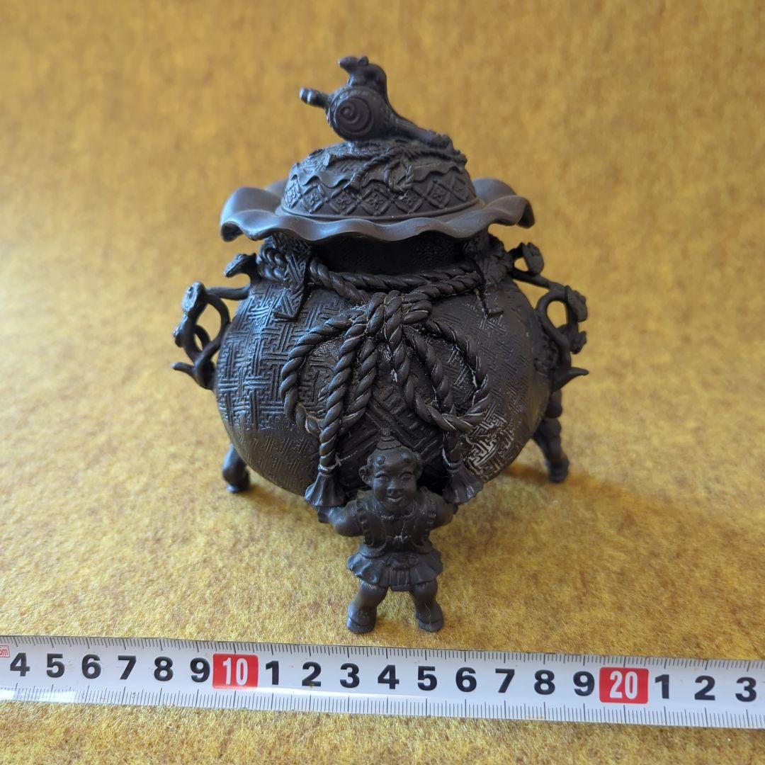 香炉　元威　床の間　置物　仏具　ビンテージ　古物