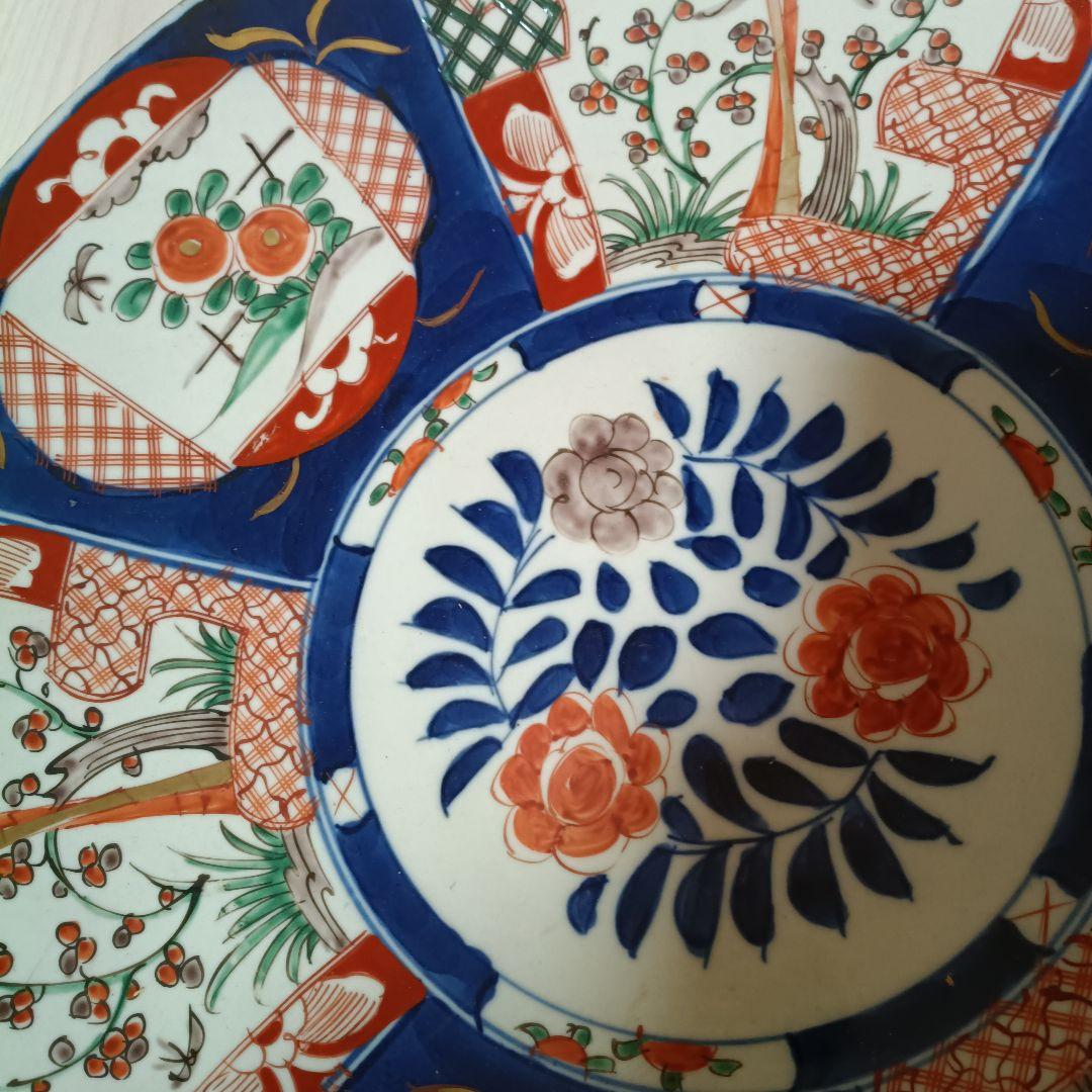 古伊万里 　大皿　飾皿　直径約４５cm
