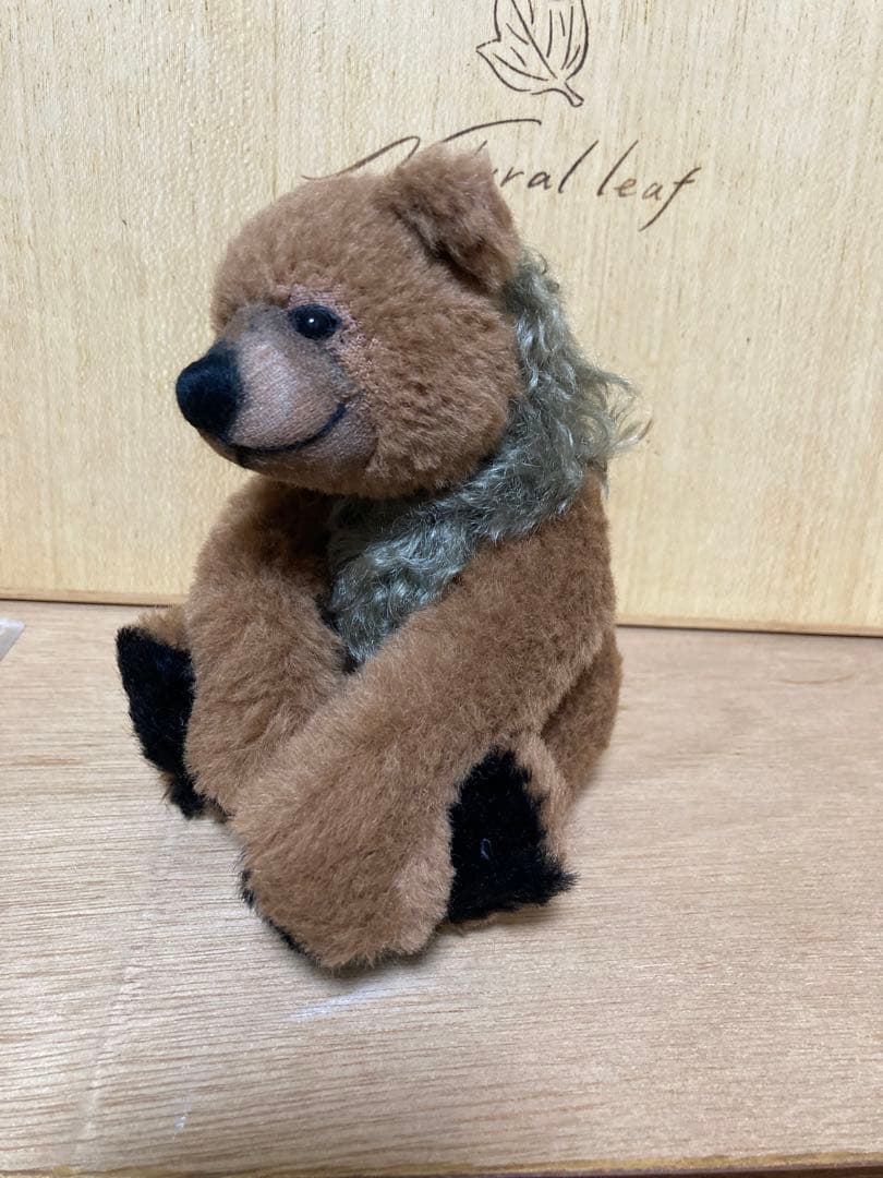 金井二ー奈様 茶色のベア アーティストベア ぬいぐるみ テディベア