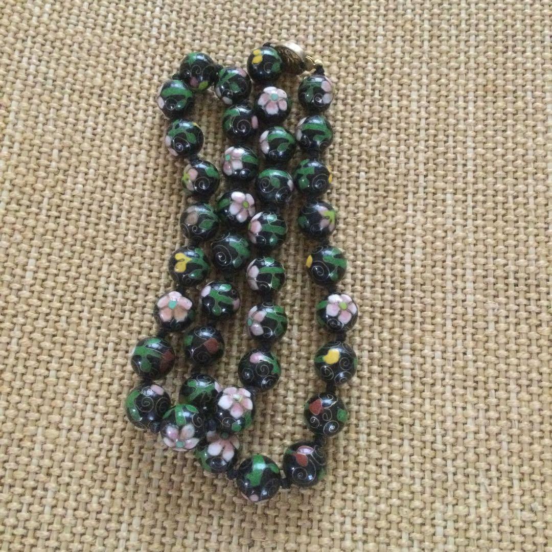 七宝焼のネクレス、アンティーク