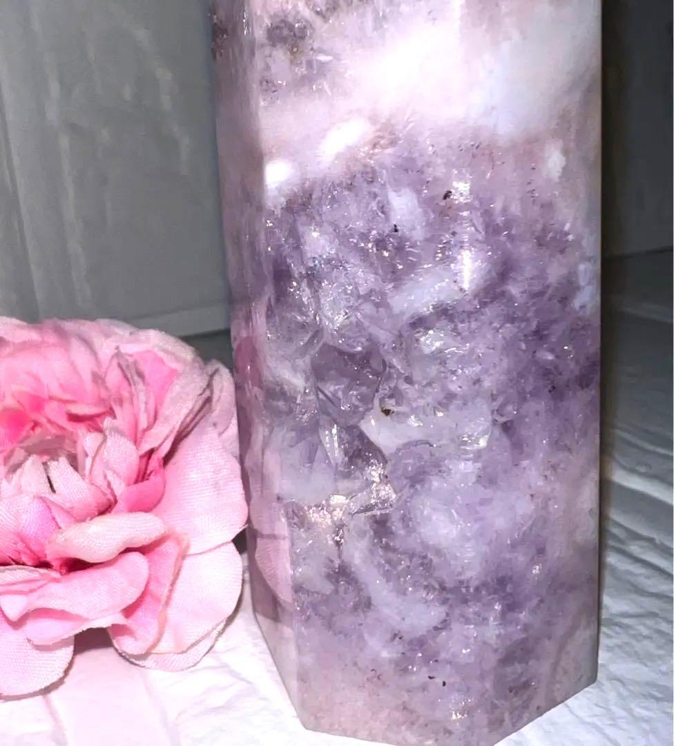 ⑧ピンクアメジスト♥️フラワーアゲート♥️タワー♥️桜瑪瑙♥️花瑪瑙♥️チェリーブロッサム