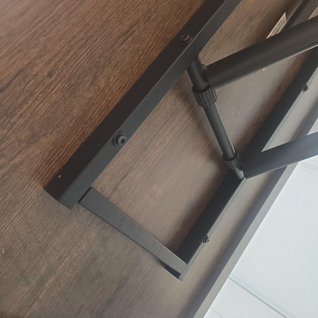 ガス圧昇降テーブル　無段階調整　ダイニングテーブル　高さ調節可能