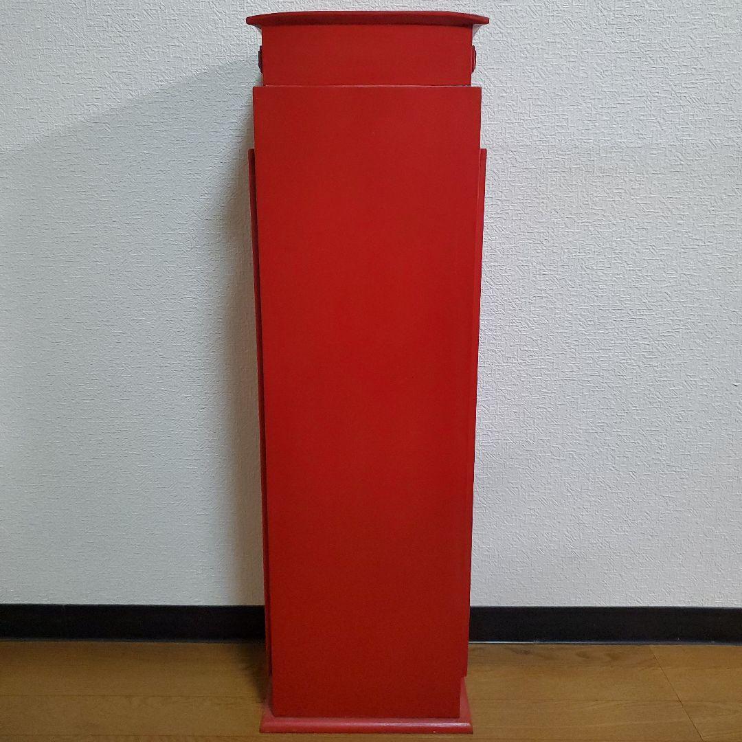 ヴィンテージ風／CDラック／Telephone Box型／木製